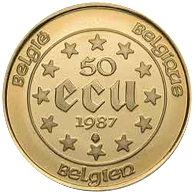 Comprare 50 ECU del Belgio in oro al miglior prezzo
