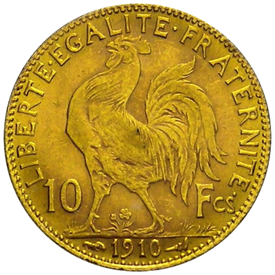 10 franchi galletto oro al miglior prezzo