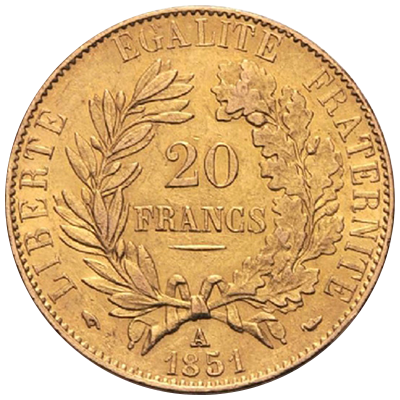 20 franchi repubblica marengo