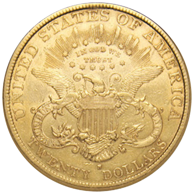 20$ dollari oro liberty